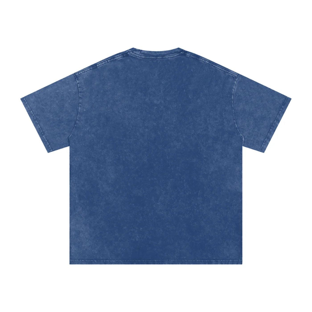 Snow Washed Oversized Cotton T-Shirt by Bronx Native