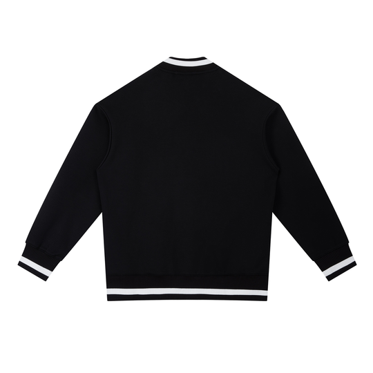 Bronx Dad Contrast Piping Zip Coaches Bomber Jacket