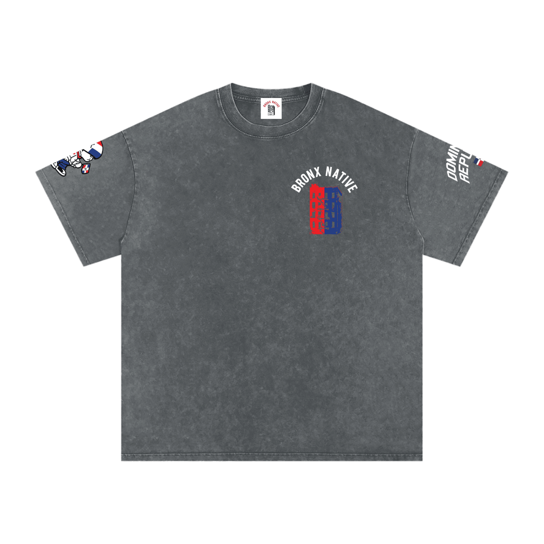 Dominican Made BXN Lim. Ed. Snow Washed Tee by Bronx Native