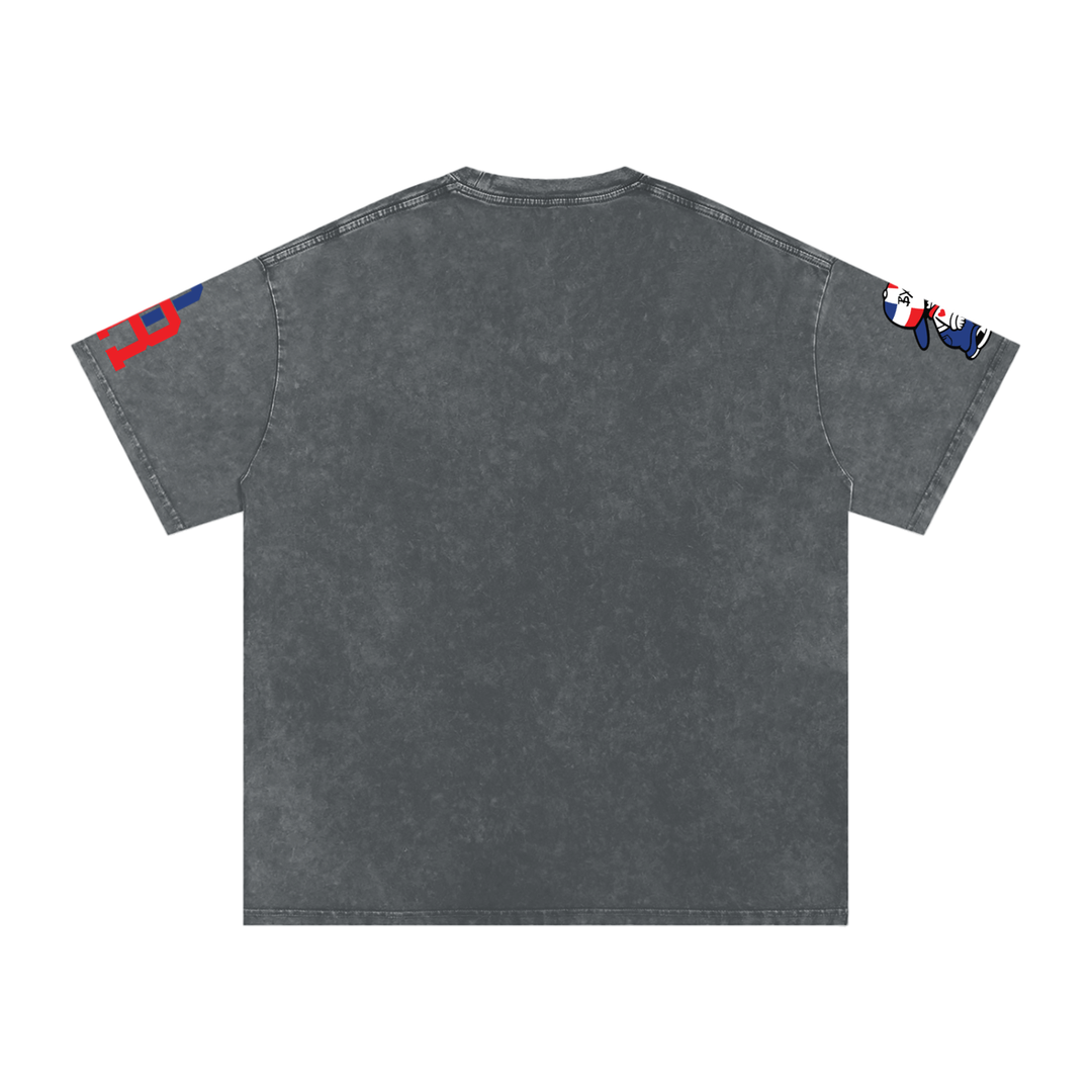 Uptown Dominican Snow Washed Oversized Tee
