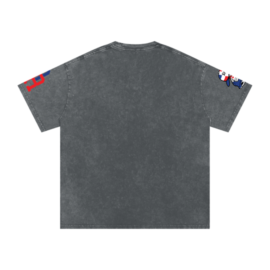 Uptown Dominican Snow Washed Oversized Tee