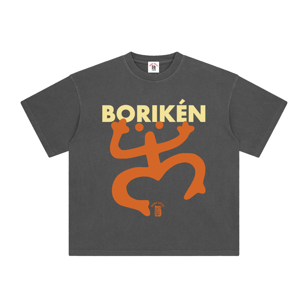 Borikén Enzyme Washed T-Shirt by Bronx Native - Puerto Rico Collection
