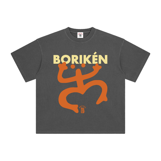 Borikén Enzyme Washed T-Shirt by Bronx Native - Puerto Rico Collection