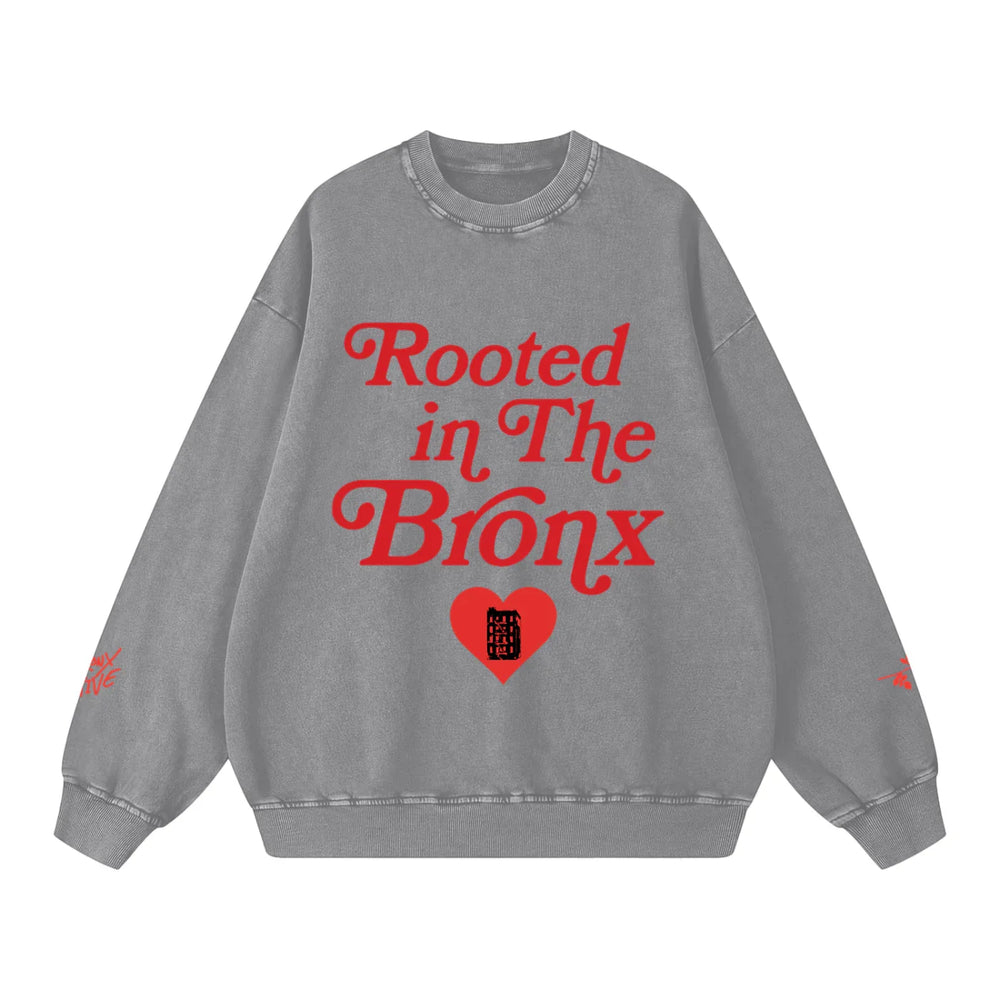 Rooted in the BR❤️NX Snow Washed Oversized Sweatshirt