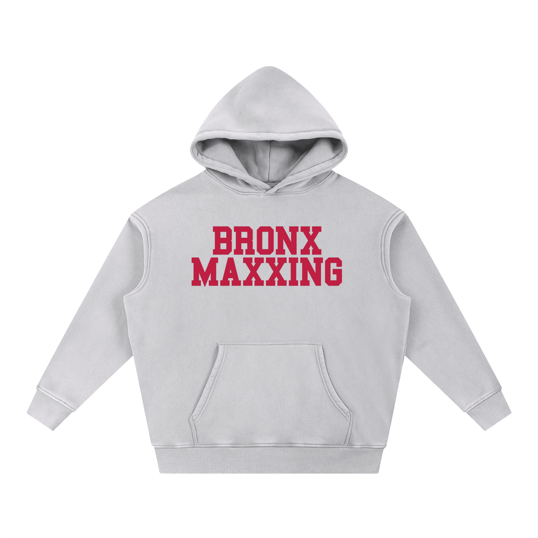Bronx MAXXing Snow Wash Fleece Oversize Hoodie by Bronx Native for New York summer