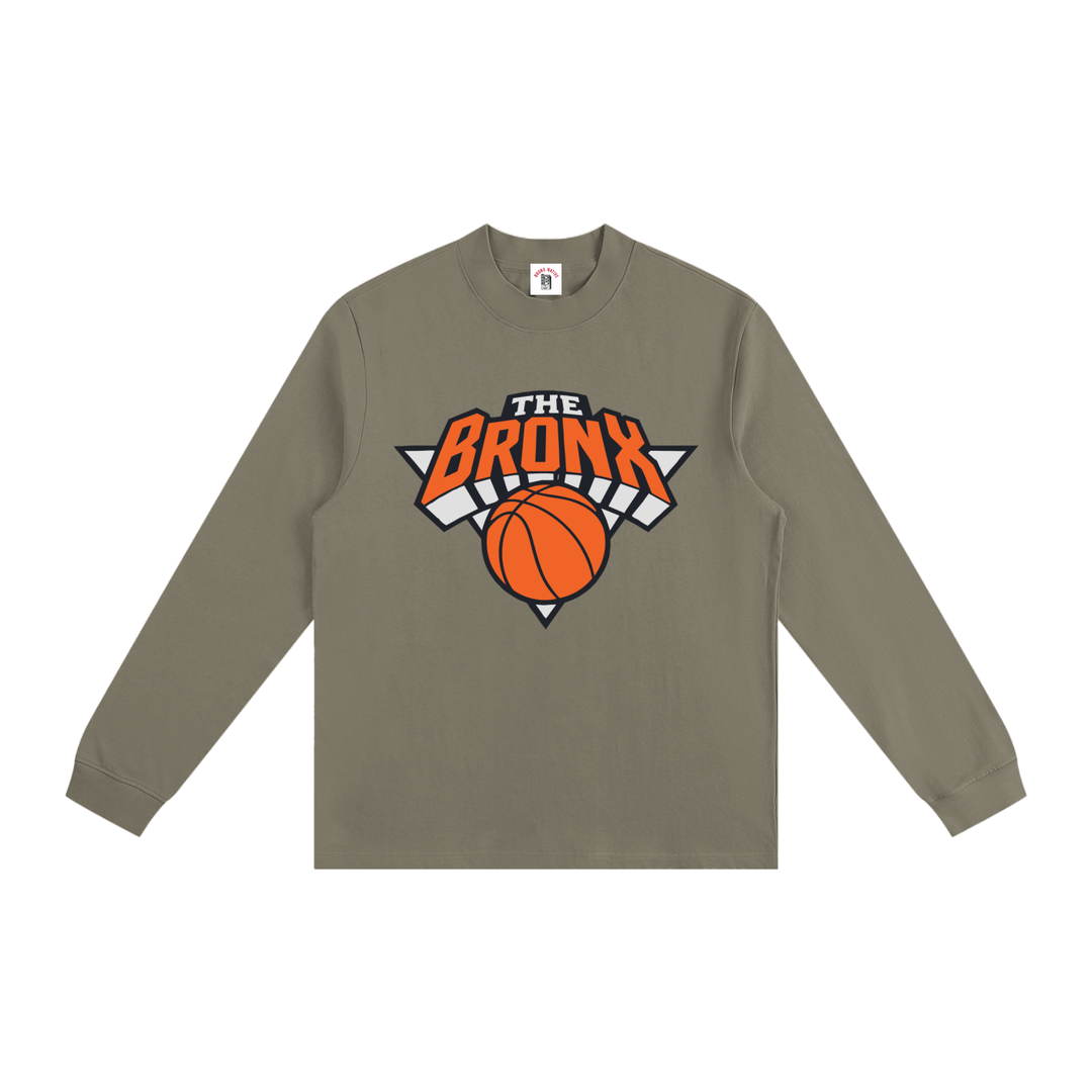 Bronx Basketball 2026 Playoffs Essential Non-Shrink Mock Neck Sweatshirt