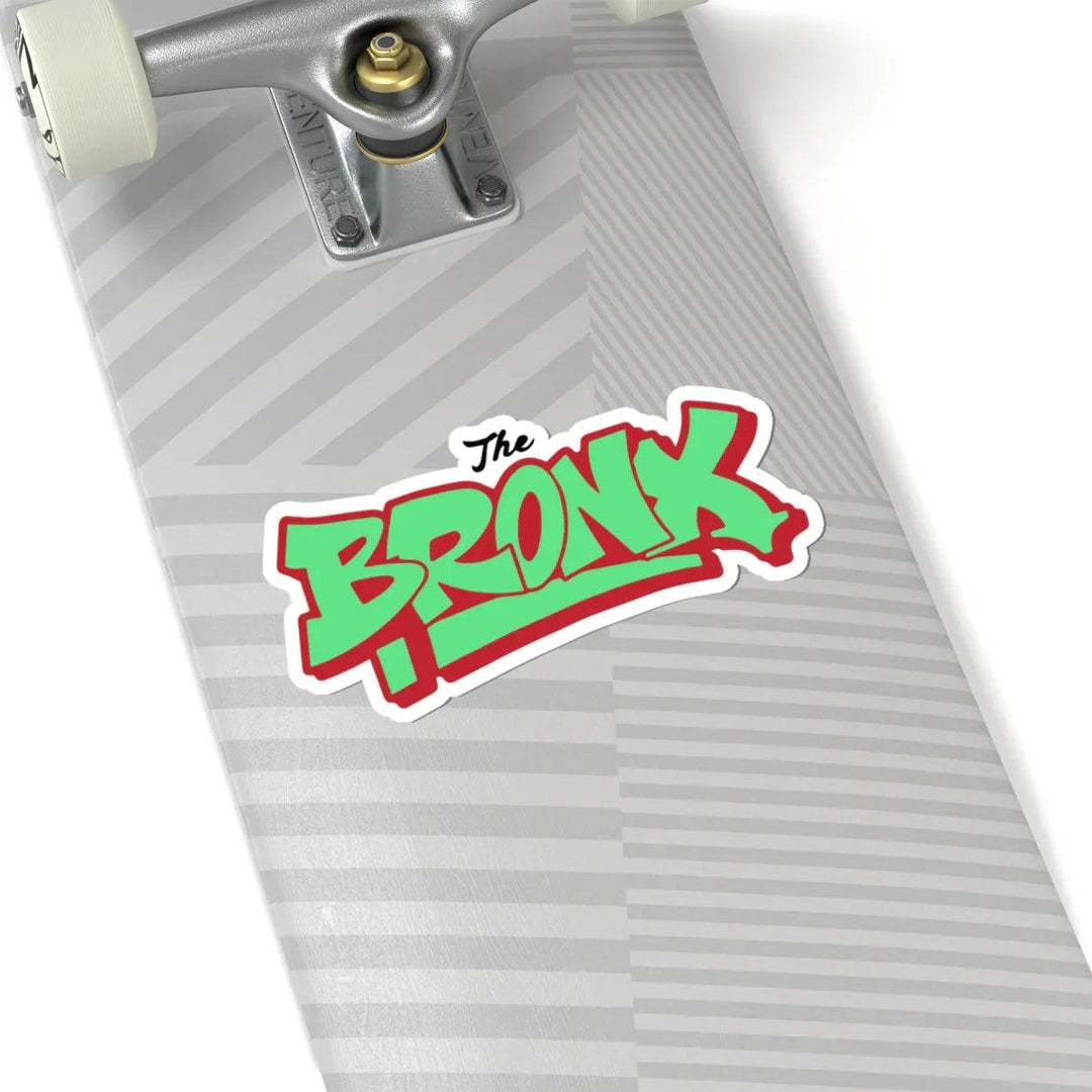 The Bronx Neon Green & Red Sticker