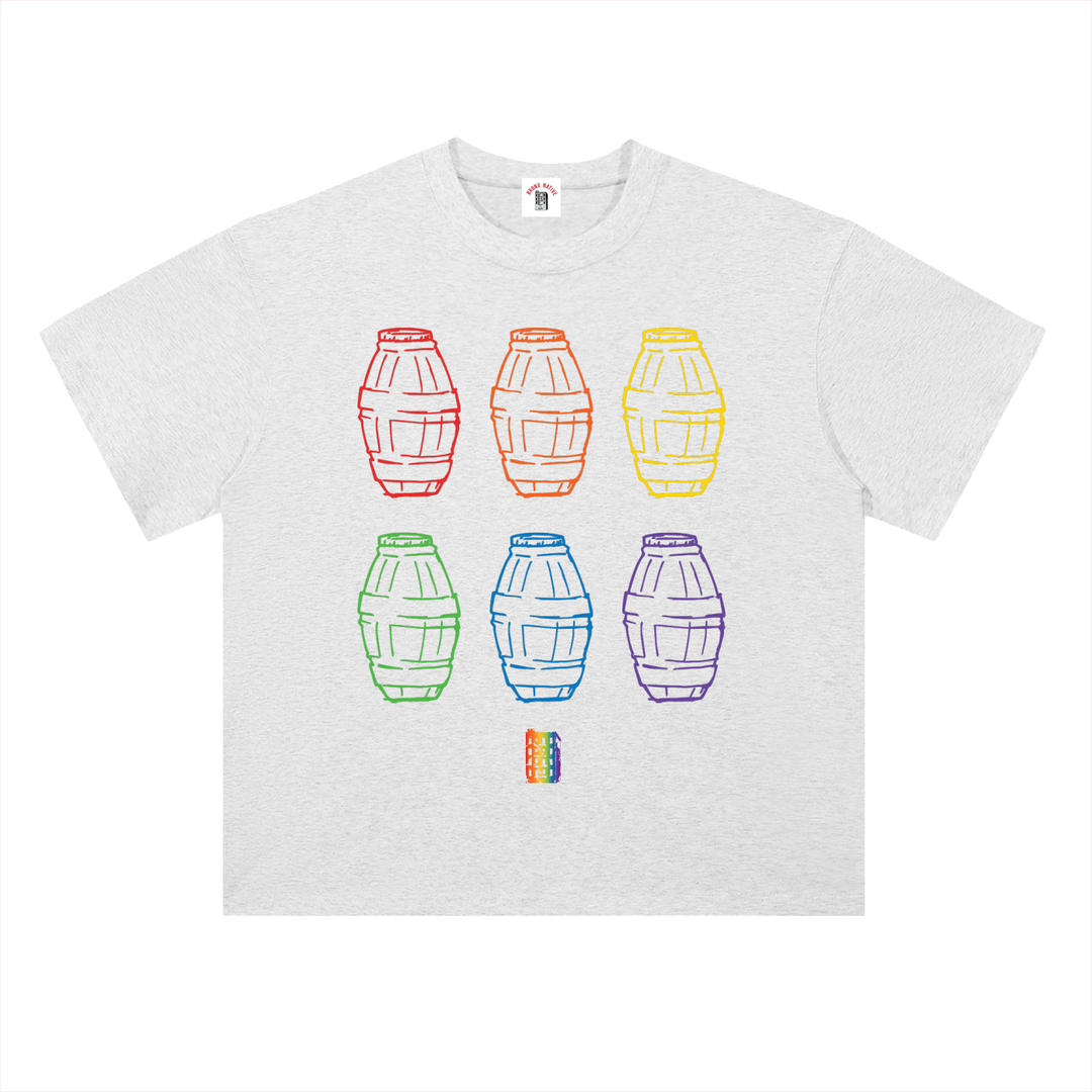 Bronx Pride Heavyweight Drop Shoulder Cotton Tee by Bronx Native for Bronx Pride, NYC Pride, and inclusive New York streetwear