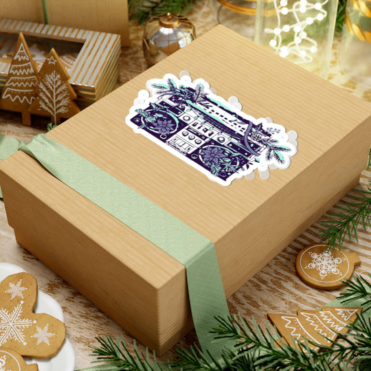 Boom Box Holiday (Minty) Sticker