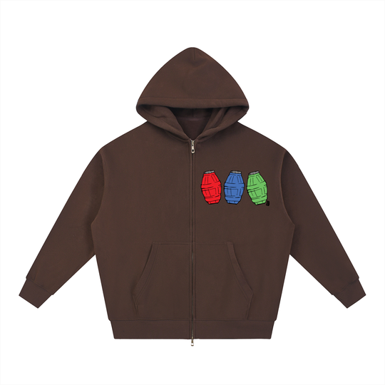 Quarter Ice Essential Oversized Fleece Boxy Hoodie