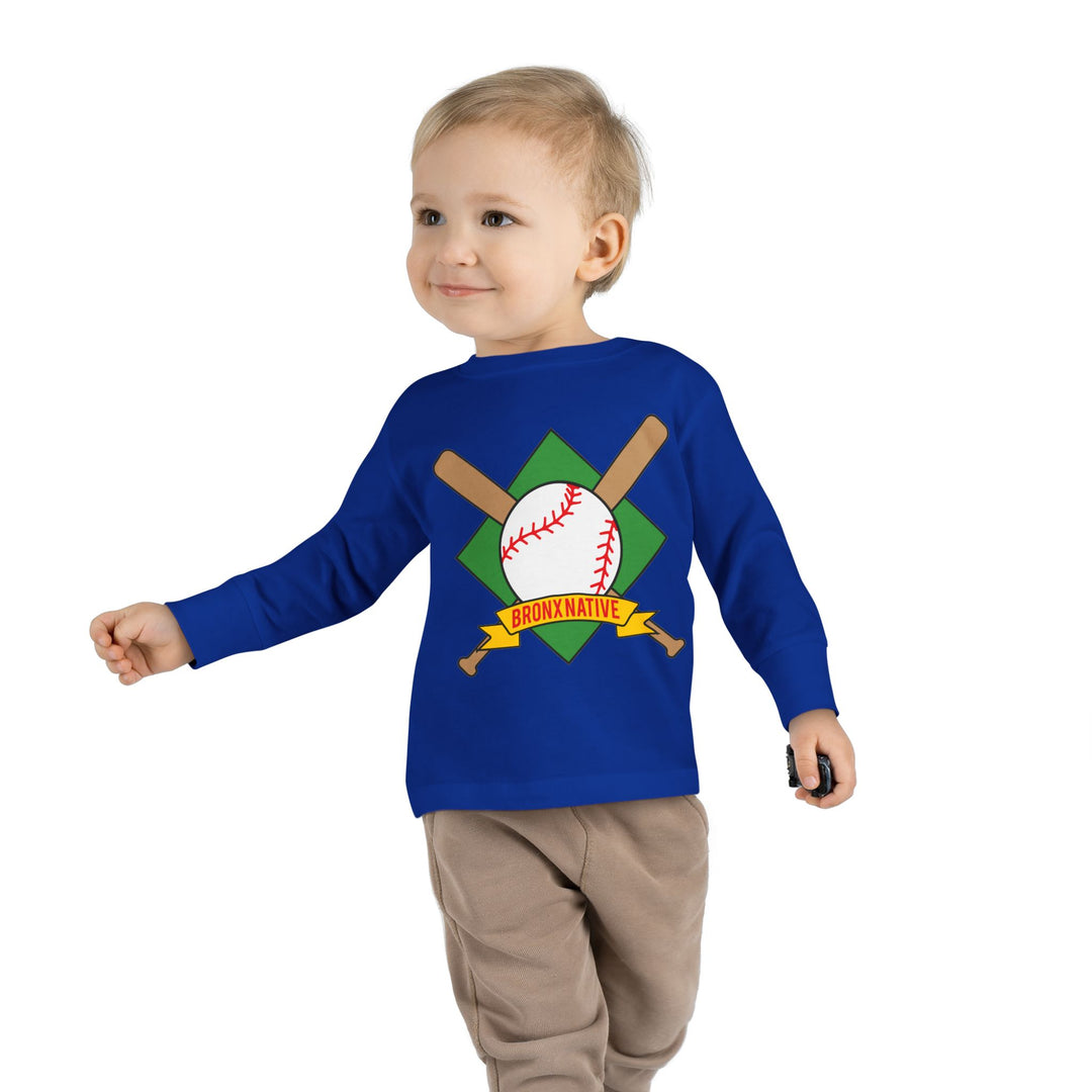 Bronx Native Baseball Toddler Long Sleeve Tee
