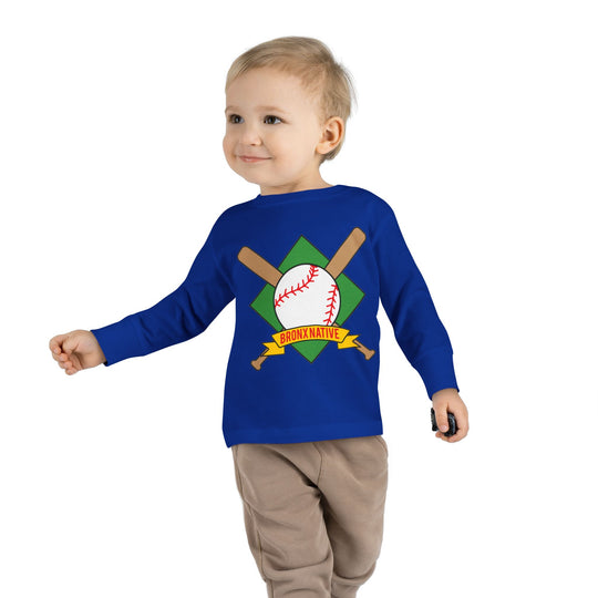 Bronx Native Baseball Toddler Long Sleeve Tee