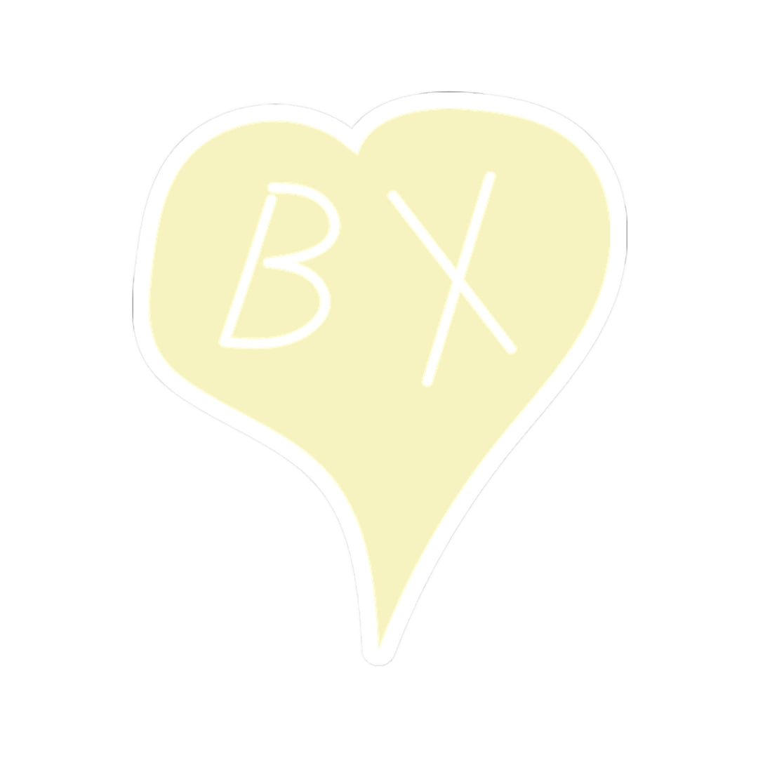 BX Heart Sticker