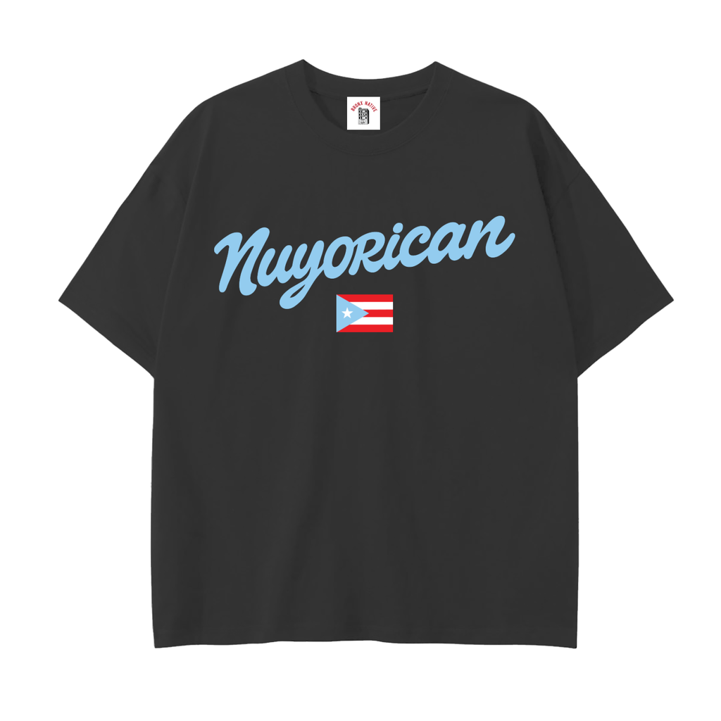 Nuyorican PR Drop Shoulder Tee | Bronx Native – Bronx Native Shop