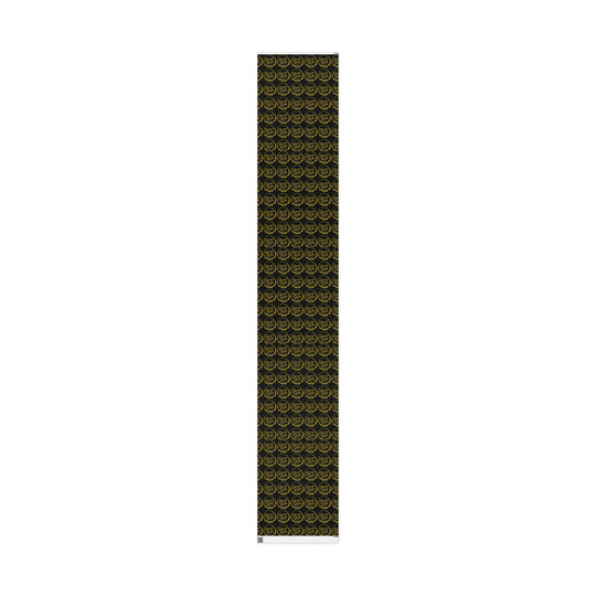 Black & Gold Crown Pattern Wrapping Paper Roll — Luxury Gift Wrap for Special Occasions
