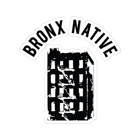 Bronx Native Logo Sticker (Black)
