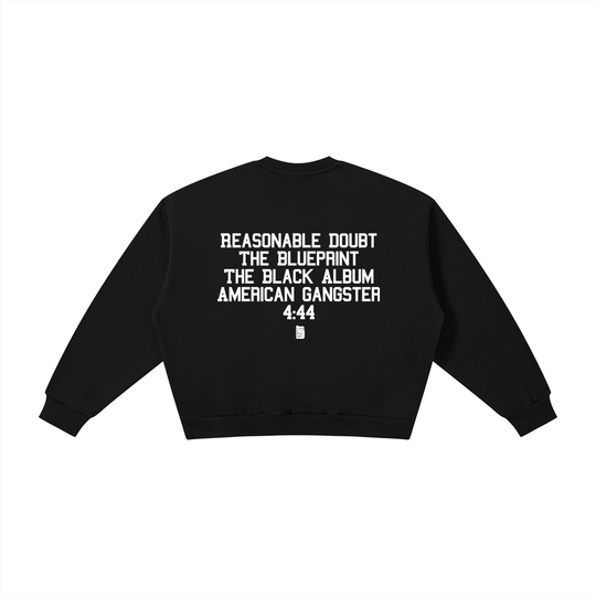 BX x BK 30th Anniversary Boxy Fleece Crewneck by Bronx Native — BX x BK 30th Anniversary Stadium Series product image