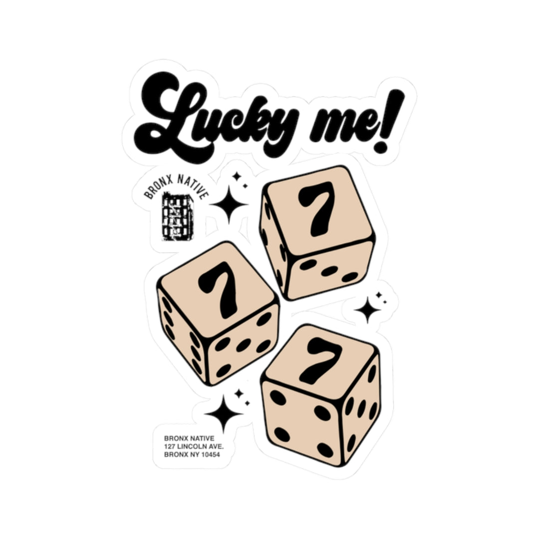 Lucky Me! Dice Sticker
