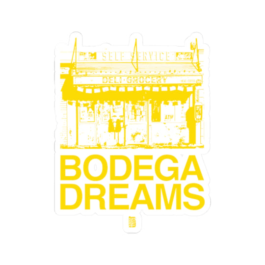 Bodega Dreams Sticker (Yellow)