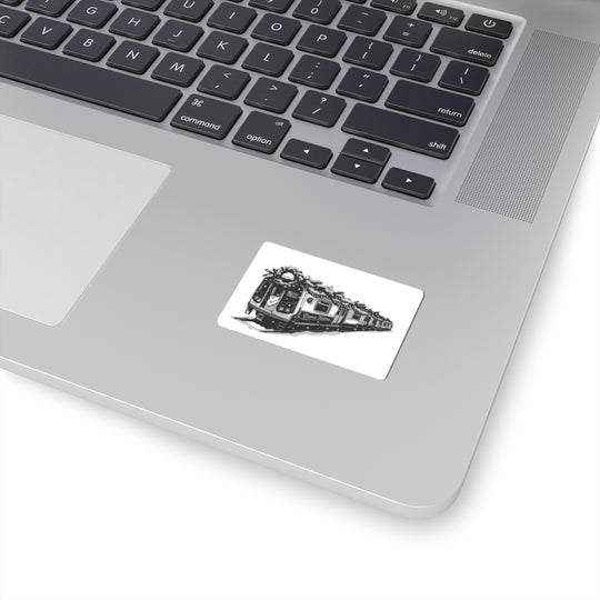 Train Car BXN Holiday Ed. (Black & White) Sticker