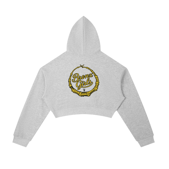 Essential Cropped Zip-Up Hoodie