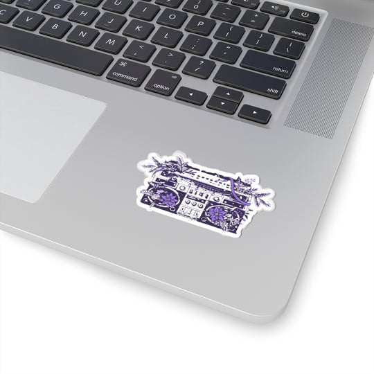 Boom Box Holidays (Purple) Sticker
