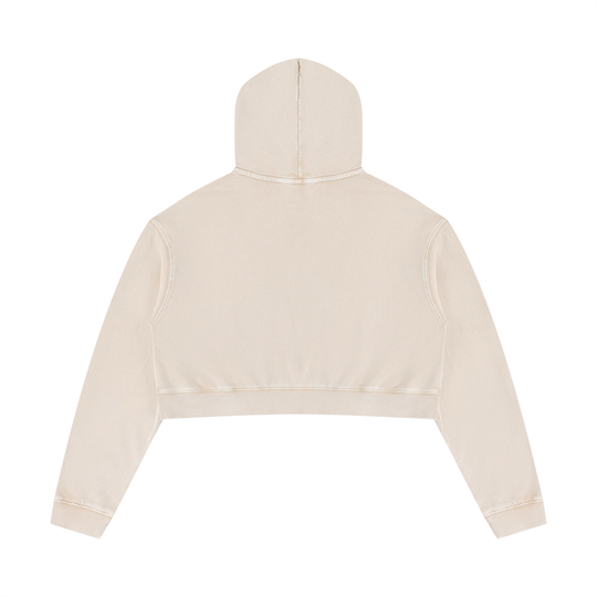 BX x BK 30th Anniversary Mineral Wash Crop Hoodie by Bronx Native — BX x BK 30th Anniversary Stadium Series product image
