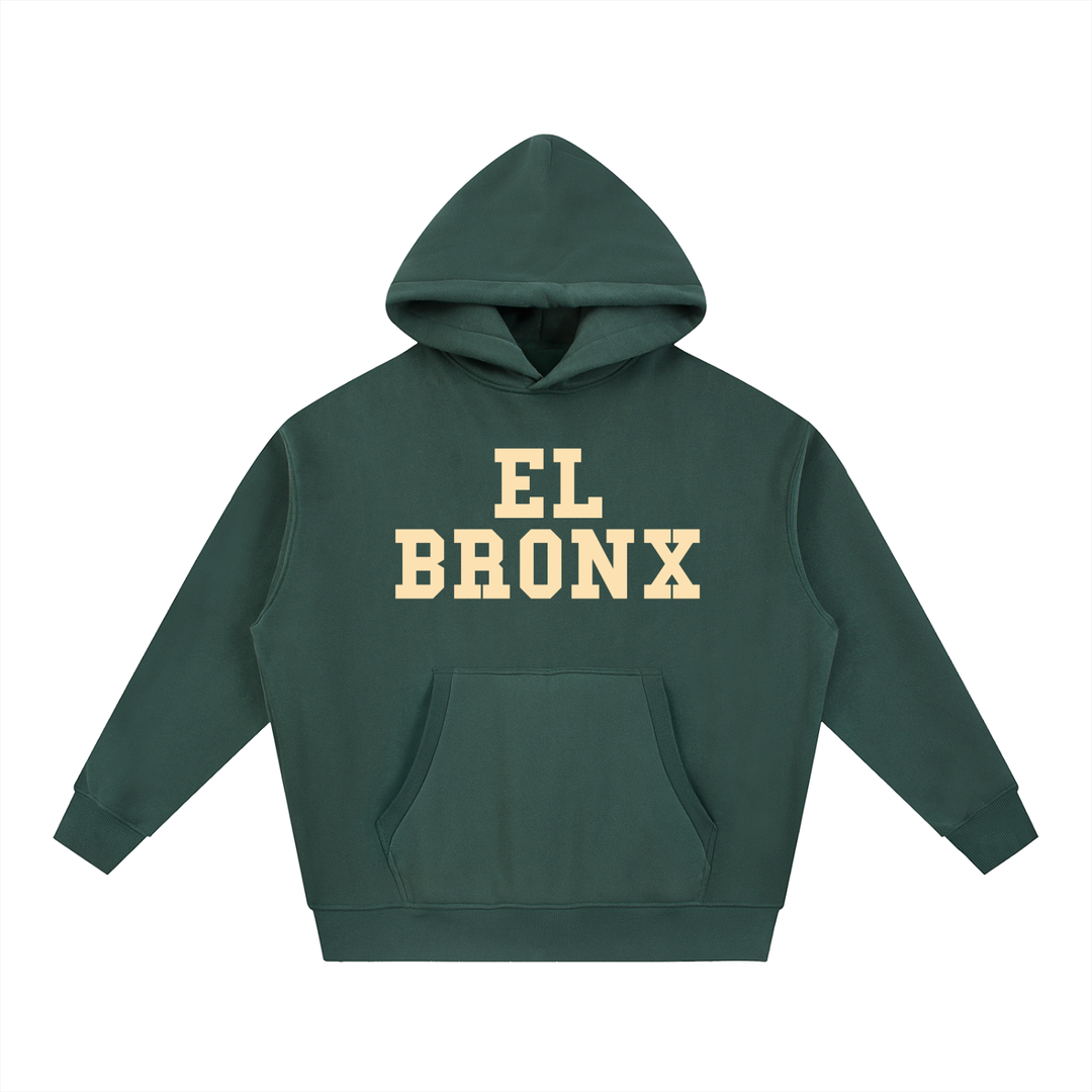 EL BRONX Essential Oversized Boxy Fit Fleece Hoodie