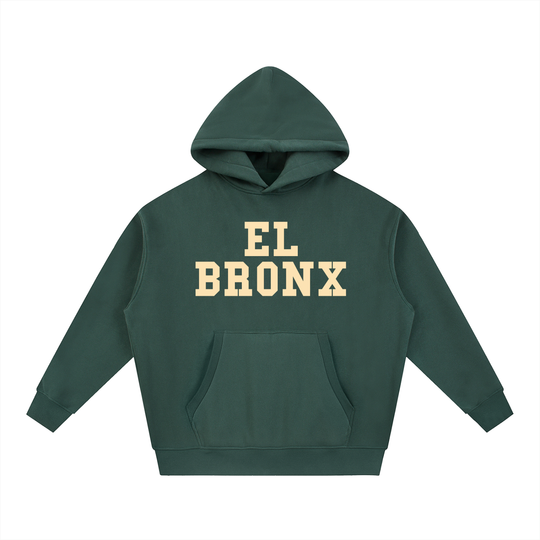 EL BRONX Essential Oversized Boxy Fit Fleece Hoodie