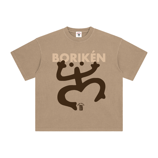 Borikén Enzyme Washed T-Shirt by Bronx Native - Puerto Rico Collection