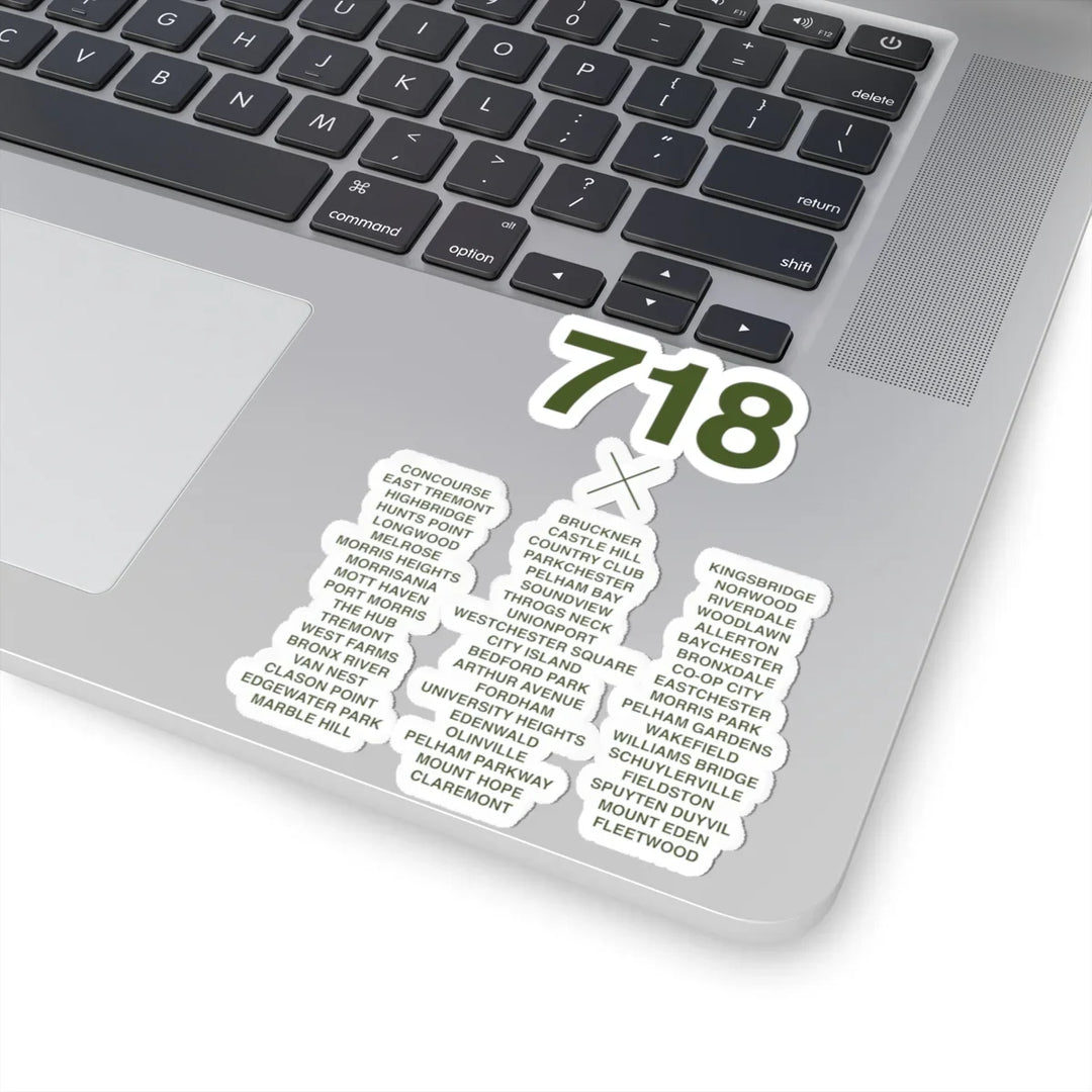 718 Neighborhoods (Green) Sticker