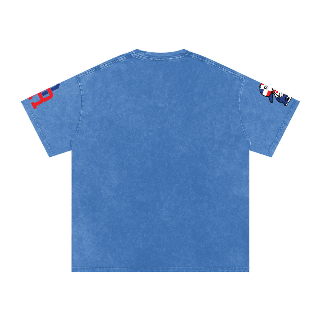 Uptown Dominican Snow Washed Oversized Tee