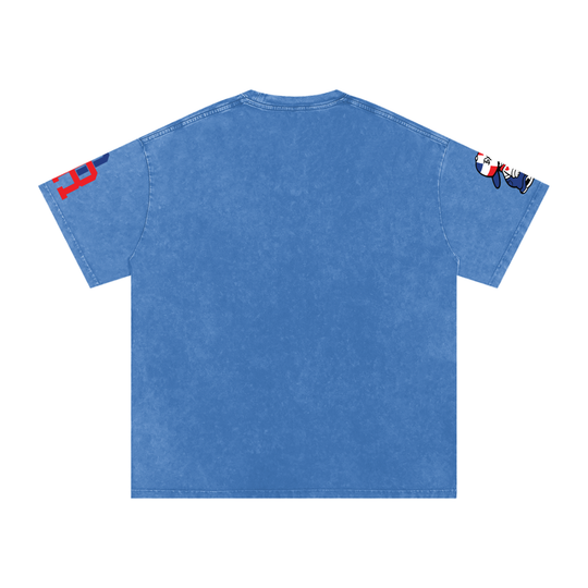 Uptown Dominican Snow Washed Oversized Tee