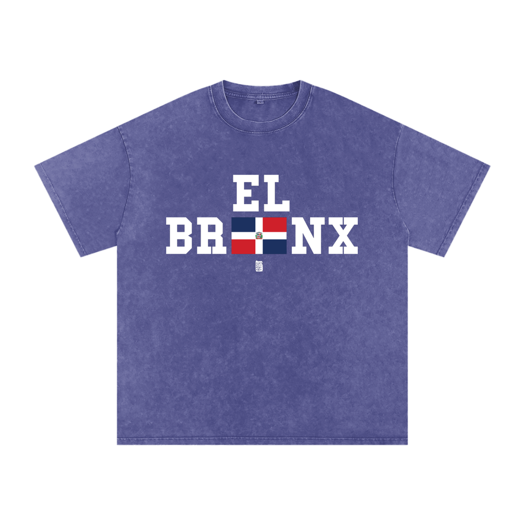 The Bronx (DR) Snow Washed Oversized Cotton T-Shirt