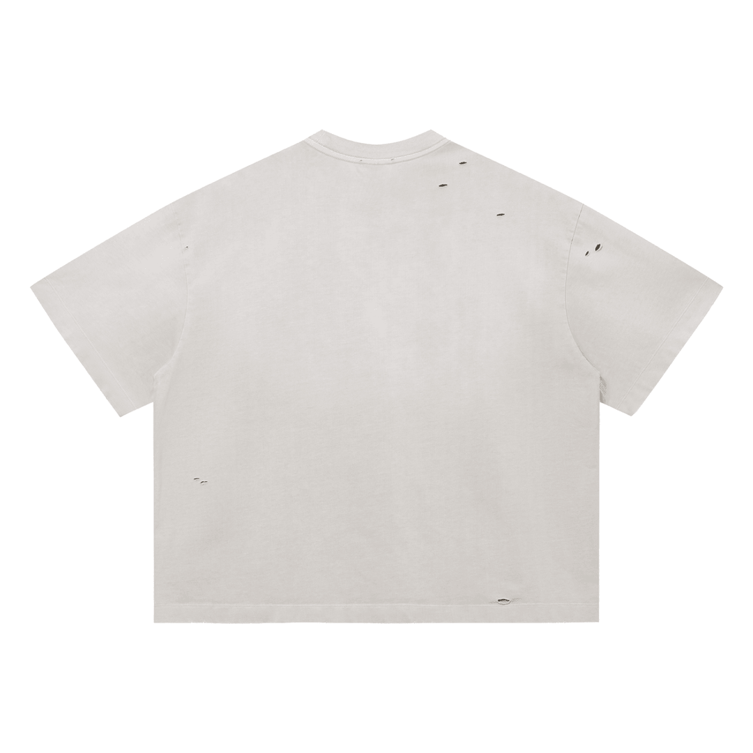 El Malo Del Bronx Vintage Washed Distressed Boxy Oversized T-Shirt by Bronx Native for New York summer
