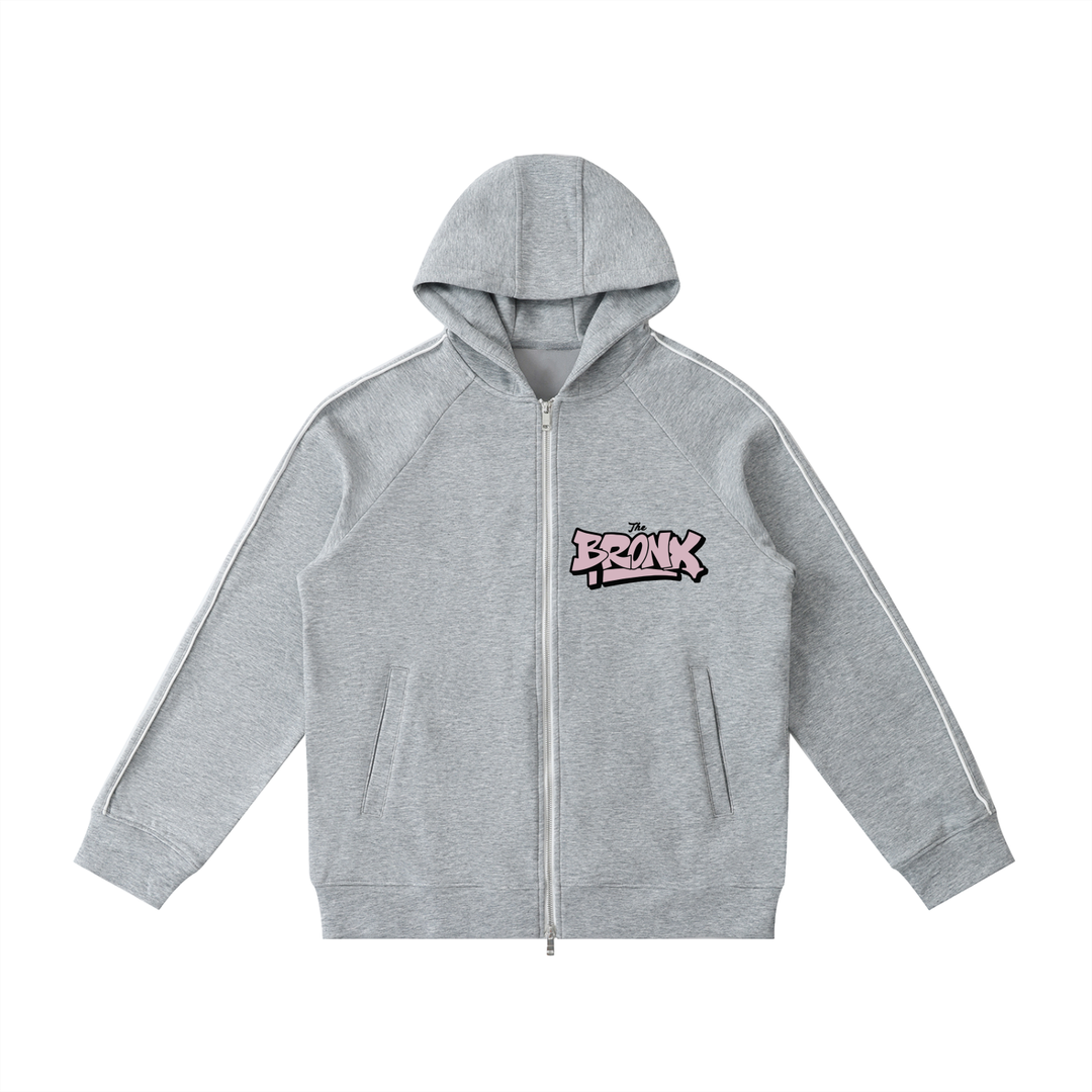 The BRONX Heavyweight Raglan Sleeve Zip Hoodie