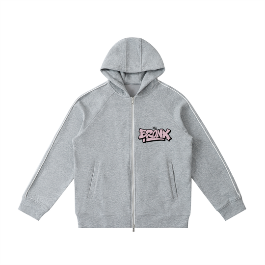 The BRONX Heavyweight Raglan Sleeve Zip Hoodie