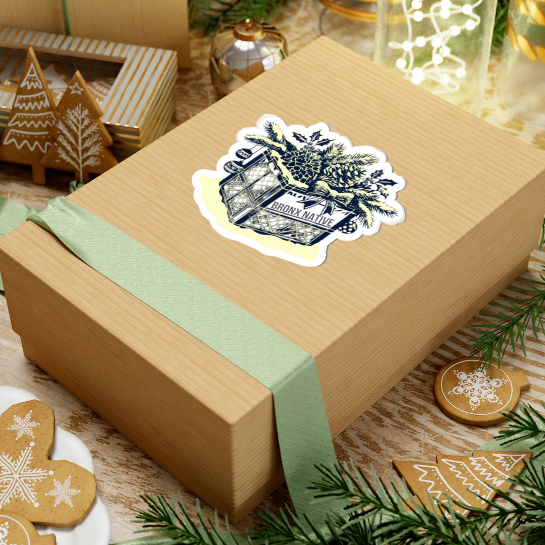 Milk Crate Holiday Sticker