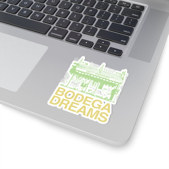 Bodega Dreams Sticker (Bright Green & Gold)