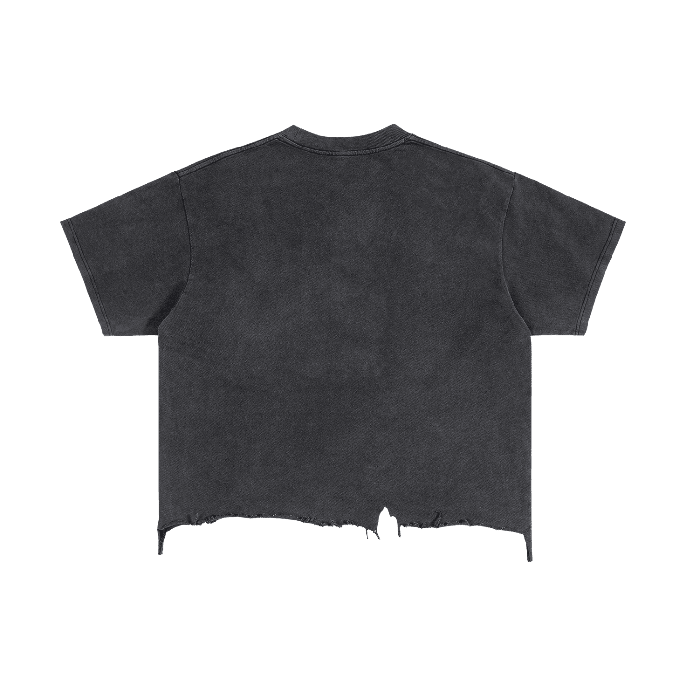 Cibaeño Vintage Wash Boxy Distressed Hem T-S | Bronx Native