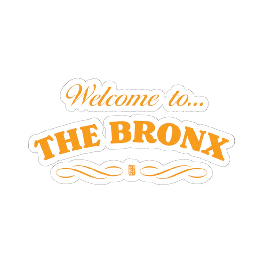 Welcome to the Bronx Sticker (Tangerine)