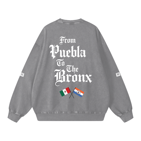 Puebla York Snow Washed Oversized Sweatshirt