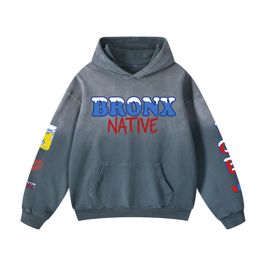 Bodega Ice Heavyweight Sunfade Oversized Hoodie