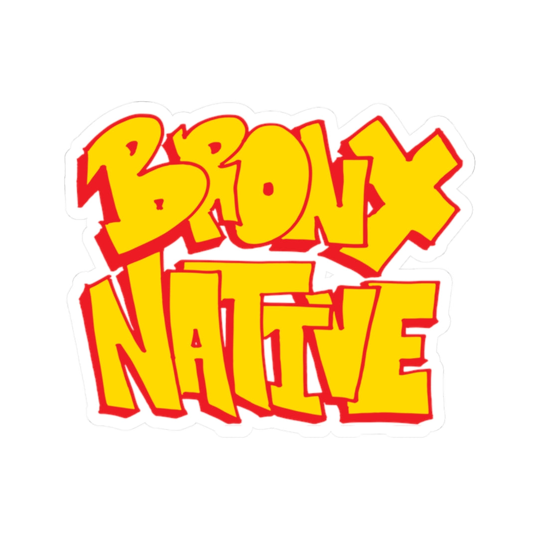 Bronx Native Bubble Text Sticker