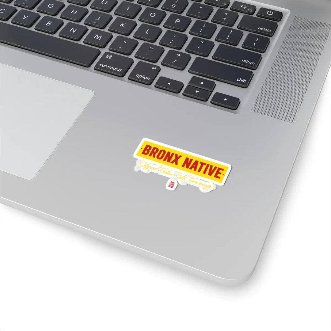 Bronx Native (Apparel, Arts, Culture Community) Yellow & Gold Sticker