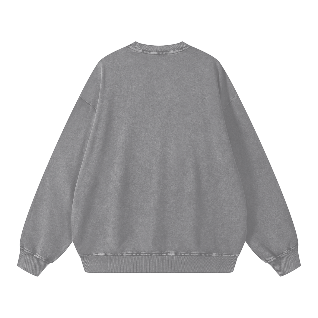 Bronx Pidgeon Snow Washed Oversized Sweatshirt