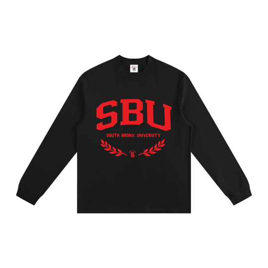 South Bronx University Essential Non-Shrink Mock Neck Sweatshirt by Bronx Native