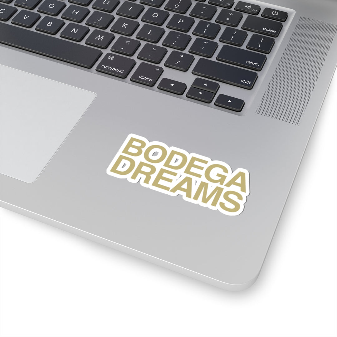 Bodega Dreams Logo Sticker (Gold)