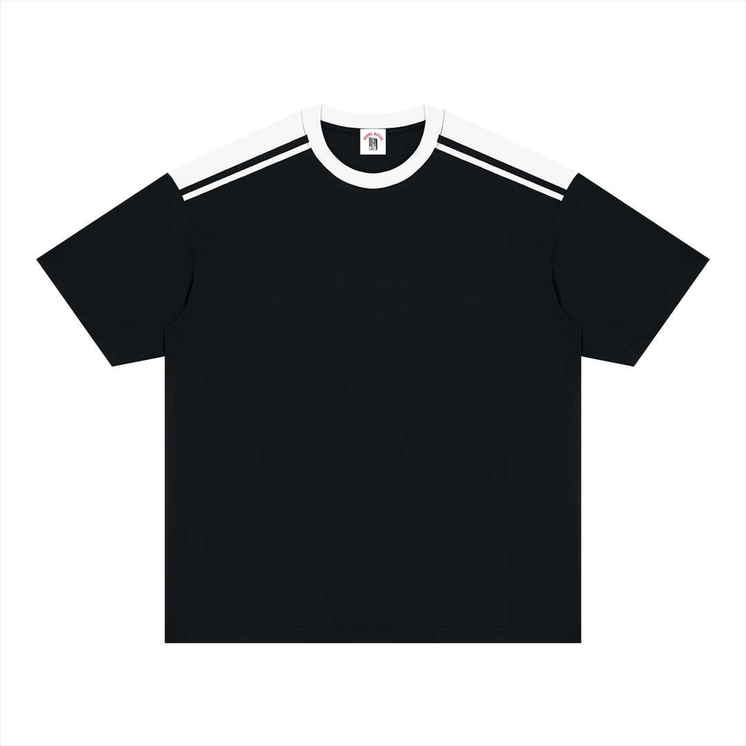 Unisex Color Block Loose T-Shirt