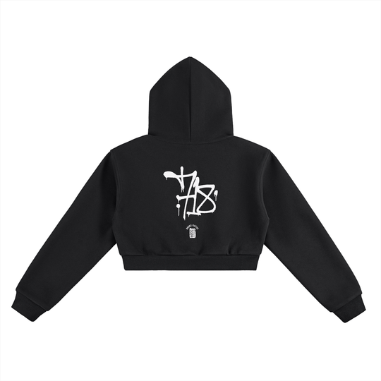 BX x BK 30th Anniversary Cropped Hoodie by Bronx Native — BX x BK 30th Anniversary Stadium Series product image